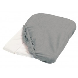 Lot de 2 housses de matelas à langer Gris foncé