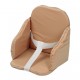 Highchair cushion with straps