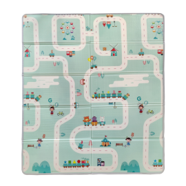 Grand tapis d'éveil réversible